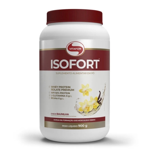 Isofort Whey Protein Isolado G Vitafor Corpo Vida