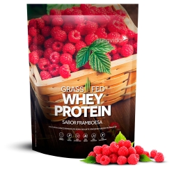 Whey Protein Grassfed Sabor Framboesa (900g) - Pura Vida