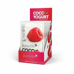 Coco Yogurt Sabor Frutas Vermelhas (1 cx com 10 Sachs de 30g) - Pura Vida