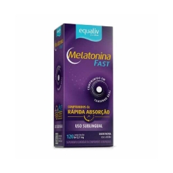 Melatonina Fast Sublingual Sabor Menta (120 comprimidos) - Equaliv