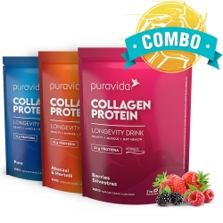 Combo 3 un Collagen Protein Sabores Sortidos (450g) - Pura Vida