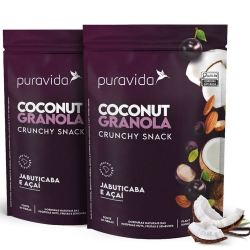 Kit 2 un Coconut Granola Sabor Jabuticaba e Aa (180g) - Pura Vida