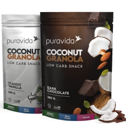 Kit 2 un Coconut Granola Sabor Sortido (180g) - Pura Vida