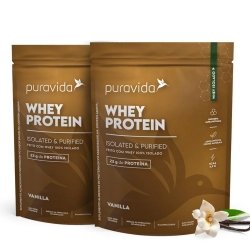 Kit 2 un Whey Protein Isolado Sabor Natural Vanilla (450g) - Pura vida