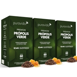 Kit 3un Premium Prpolis (60 Cpsulas Softgel) - Pura Vida