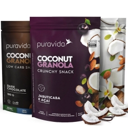 Kit 3 un Coconut Granola Sabor Sortido (180g) - Pura Vida