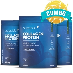 Combo 3 un Collagen Protein Sabor Neutro (450g) - Pura Vida