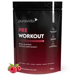 Pr Workout Framboesa Com Limo (220g) - Pura Vida