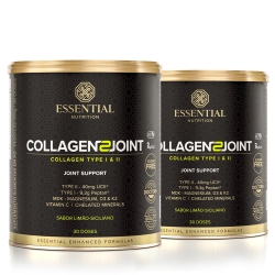 Kit 2unid Collagen 2 Joint Lata Sabor Limo Siciliano (351g) - Essential