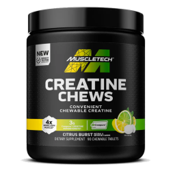 Creatine Creapure Chews Mastigvel Sabor Citrus Burst (90comp) - Muscletech
