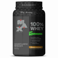 100% Whey Ramon Dino Series Sabor Caramelo Macchiato (900g) - Max Titanium