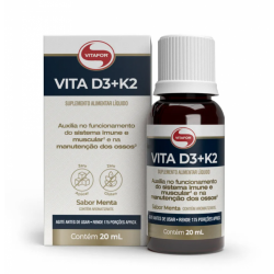 Vita D3 + K2 Sabor Menta (20 ml) - Vitafor