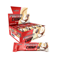 Protein Crisp Bar Sabor Creme de Coco (Cx c/ 12 Unidades de 45g) - Integralmdica
