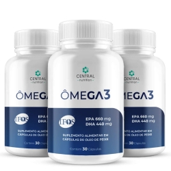 Kit 3Unid Omega 3 IFOS (30 cp) - Central Nutrition