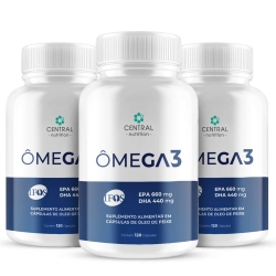 Kit 3Unid Omega 3 IFOS (120 cp) - Central Nutrition