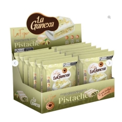 Lafajor Sabor Chocolate Branco c/ Pistache (Caixa c/ 12 unidades de 50g) - La Ganexa