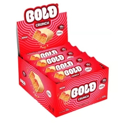 Bold Crunch Sabor Morango e Chantilly (Caixa 12uni de 50g) - Bold Snacks