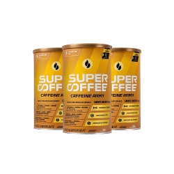 Kit 3uni SuperCoffee Sabor Paoca Com Chocolate Branco (380G) - Caffeine Army