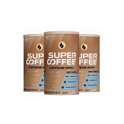 Kit 3uni SuperCoffee Sabor Vanilla Latte (380G) - Caffeine Army