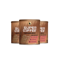 Kit 3uni SuperCoffee Sabor Original (220g) - Caffeine Army