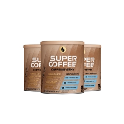 Kit 3uni SuperCoffee Sabor Vanilla Latte (220g) - Caffeine Army