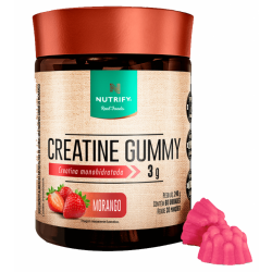 Creatine Gummy Sabor Morango (60unid) - Nutrify