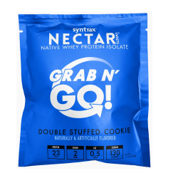 Nectar Grab N GO! Sabor Double Stuffed Cookie(Sach 28g) - Syntrax