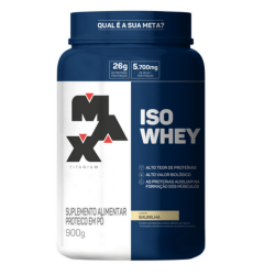 Iso Whey Sabor Baunilha (900g) - Max Titanium