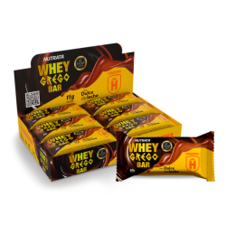 Whey Grego Bar (Cx com 12un de 40g) - Nutrata Whey Grego Bar (Cx com 12un de 40g) - Nutrata
