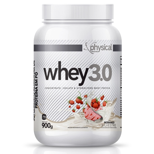 Whey 3.0 Physical Pharma Morango Silvestre 900g