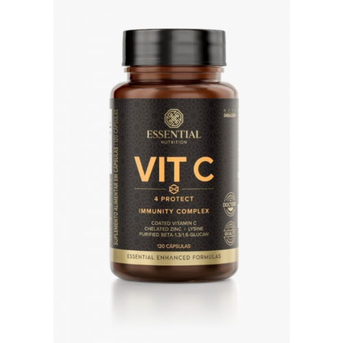 Vit C 4 Protect (120 Cpsulas) - Essential Nutrition