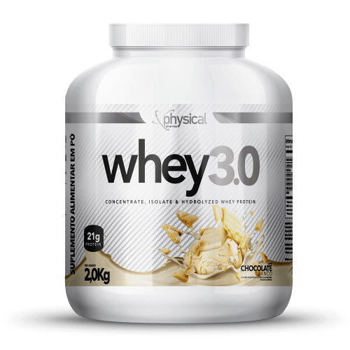 Whey 3.0 Physical Pharma Chocolate Branco 2kg