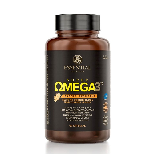 Super Ômega 3 Gastro Resistant (90 Cápsulas) - Essential Nutrition