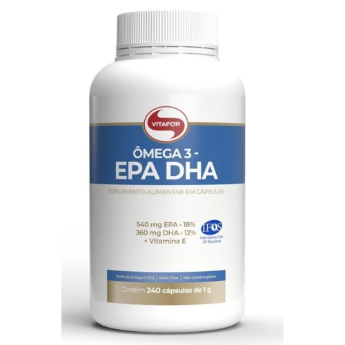 Ômega For 3 - EPA DHA (240 Cápsulas) - Vitafor