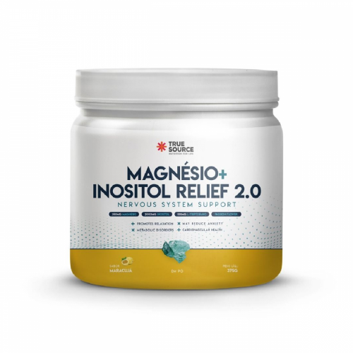 Magnésio Inositol Relief Sabor Maracujá 2.0 (375g) - True Source