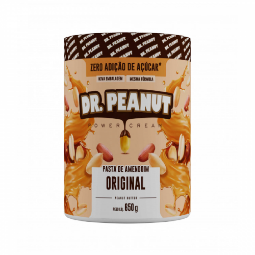Pasta de Amendoim Pote 650gr - Uma cremosidade sem igual - Dr. Peanut