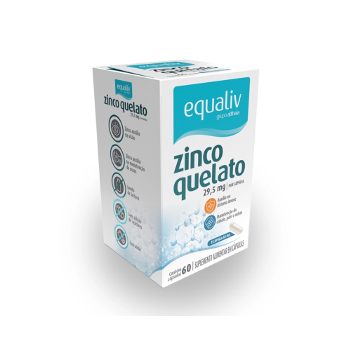 Zinco Quelato 29,5mg (60caps) - Equaliv