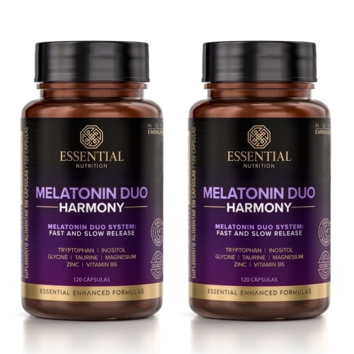 Kit 2 unid Melatonin Duo Harmony (120caps) - Essential