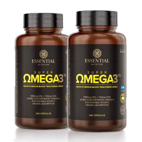 Kit 2unid Super Omega 3 TG 500mg (240 cpsulas) - Essential