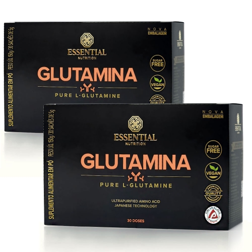 Kit 2unid Glutamina (30 Sachs de 5g cada) - Essential