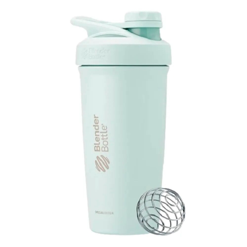 Coqueteleira Strada Twister Stainless Cor Light Blue(710ml) - Blender Bottle