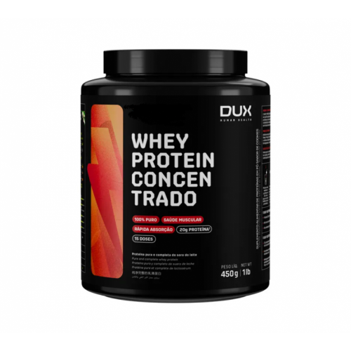 Whey Protein Concentrado Sabor Doce de leite (450g) - Dux Nutrition