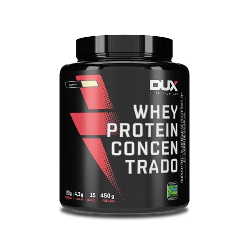 Whey Protein Concentrado Sabor Chocolate Branco(450g) - Dux Nutrition