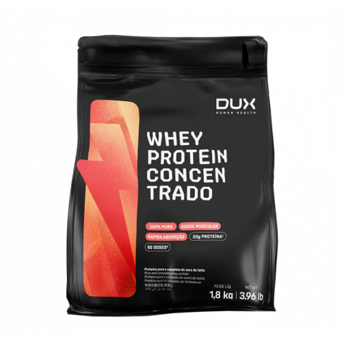 Whey Protein Concentrado Refil Sabor Chocolate Branco (1,8Kg) - Dux Nutrition