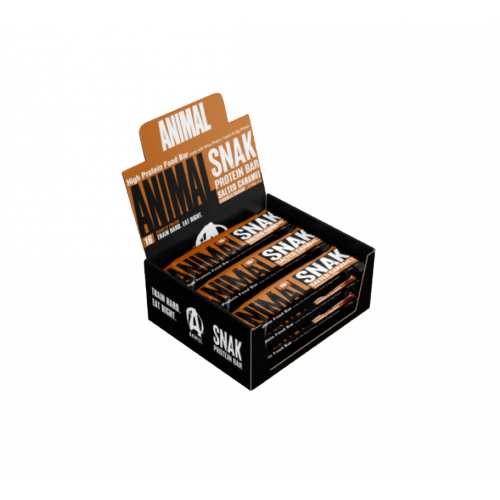 Animal Snak Bar Sabor Caramelo Salgado (Cx com 12 unid de 50g) - Universal Nutrition