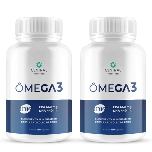 Kit 2Unid Omega 3 IFOS (120 cp) - Central Nutrition