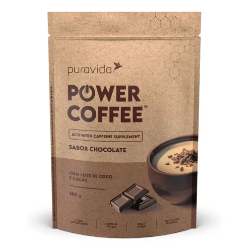 Power Coffee Sabor Chocolate (180g) - Pura Vida