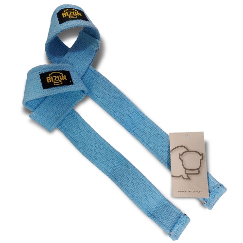 Tala Strap com Fita de Algodão na cor Azul Bebê - Bizon