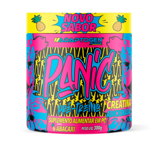 Panic Pré Workout Sabor Abacaxi (300 g) - Adaptogen