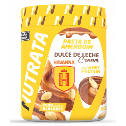 Pasta de Amendoim Sabor Dulce de Leche Cream (600g) - Nutrata